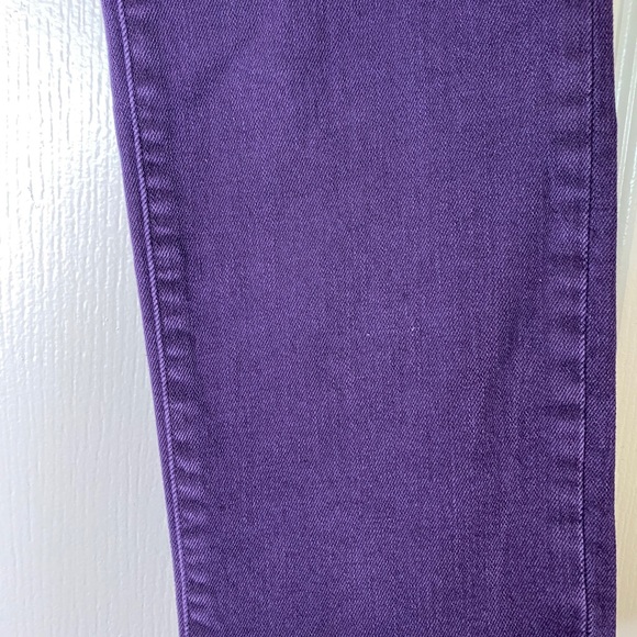 RALPH LAUREN WM Zippered Pocketed Skinny Jean Purp - Picture 4 of 5